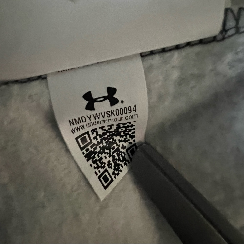 Under Armour Forest Camo Fleece Liner Sweatshirt 1/4 Zipper Size XL - Picture 10 of 13